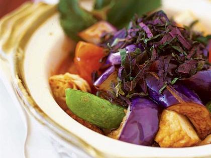 Eggplant-Tofu Ragout Recipe – Sunset Magazine
