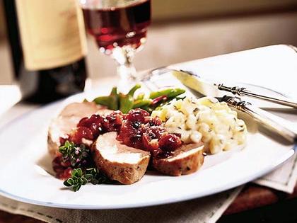 Peppered Pork Tenderloin & Cranberry-Onion Compote Recipe – Sunset Magazine