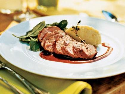 Thyme-Roasted Duck Breast with Orange-Wine Sauce Recipe – Sunset Magazine
