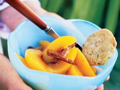 Peaches with Dates Recipe – Sunset Magazine