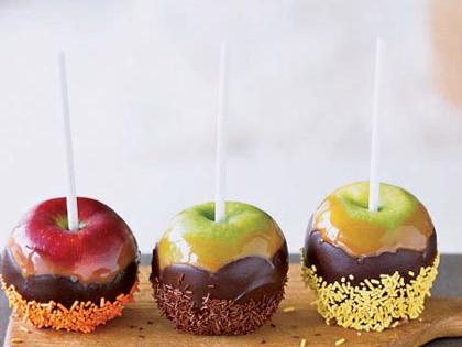 Chocolate Caramel Apples with Sprinkles Recipe – Sunset Magazine