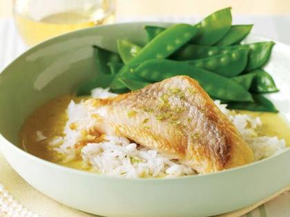 Pan-Roasted Fish with Thai Curry Sauce Recipe – Sunset Magazine