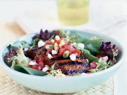 Grilled-Salmon Salad Recipe – Sunset Magazine