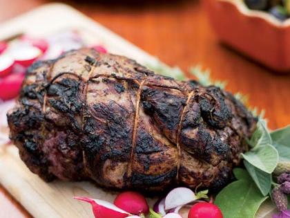 Grilled Leg of Lamb with Yogurt-Mint Sauce Recipe – Sunset Magazine