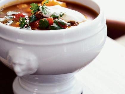 Mexican Beef and Hominy Soup Recipe – Sunset Magazine