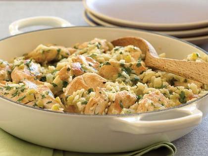 Chicken with Chile-Cheese Rice Recipe – Sunset Magazine