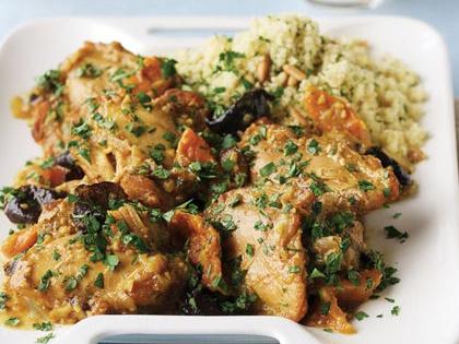 Chicken Tagine with Pine-nut Couscous Recipe – Sunset Magazine