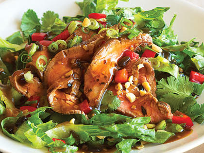 Hot Flank Steak Salad & Chinese Black Bean Dressing Recipe – Sunset Magazine