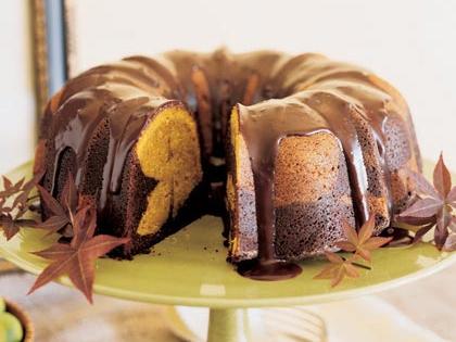 Chocolate-Pumpkin Marble Cake Recipe – Sunset Magazine