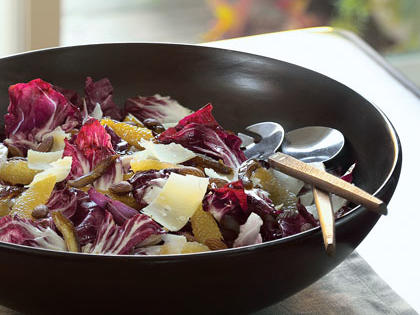 Radicchio Salad & Citrus, Dates, Almonds, & Parmesan Cheese Recipe – Sunset Magazine