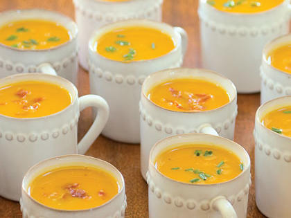 Sweet-Potato Soup with Prosciutto Crisps Recipe – Sunset Magazine