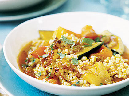 Pearl Couscous & Fall Vegetables & Caramelized Onions Recipe – Sunset Magazine