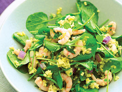 Shrimp, Watercress, and Millet Salad Recipe – Sunset Magazine