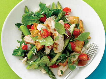 Grilled Chicken Pita Salad Recipe – Sunset Magazine