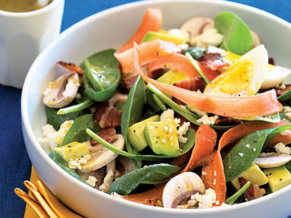 Spinach Salad with Bacon and Eggs Recipe – Sunset Magazine