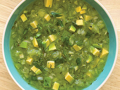 Mexican Tomatillo Avocado Soup Recipe – Sunset Magazine