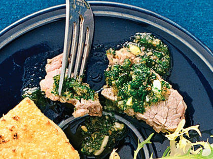 Poached Brisket of Beef with Salsa Verde Recipe – Sunset Magazine