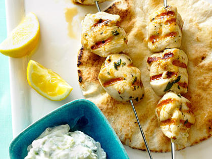 Chicken Souvlaki with Tzatziki Recipe – Sunset Magazine