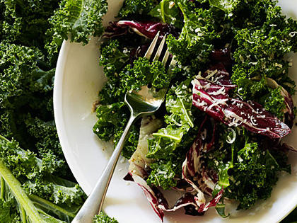 Kale & Radicchio Salad with Broken Caesar Dressing Recipe – Sunset Magazine