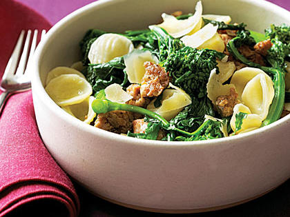 Orecchiette with Sausage and Broccoli Rabe Recipe – Sunset Magazine