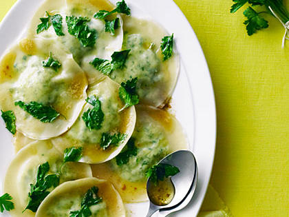 Parsley Ravioli with Brown Butter Sauce Recipe – Sunset Magazine