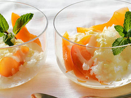 Ginger Shaved Ice & Apricots & Sweetened Condensed Milk Recipe – Sunset Magazine