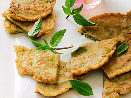 Zucchini and Thai Basil Pancakes Recipe – Sunset Magazine