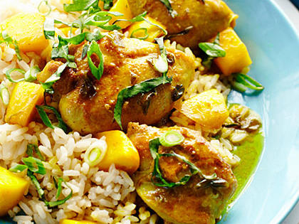 Mango Chicken over Rice Recipe – Sunset Magazine