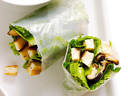 Crisp Tofu, Shiitake, and Spinach Summer Rolls Recipe – Sunset Magazine