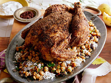 Cori&er & Sumac Roast Chicken & Chickpeas & Hazelnuts Recipe – Sunset Magazine