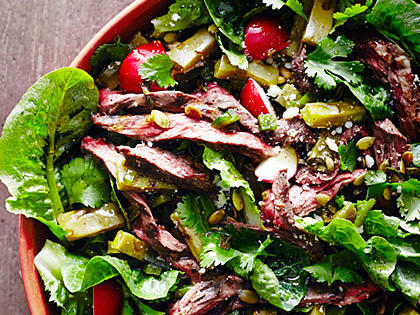 Grilled Steak and Nopales Salad Recipe – Sunset Magazine