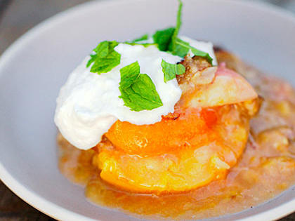 Stone Fruit Crumble with Ricotta and Mint Recipe – Sunset Magazine
