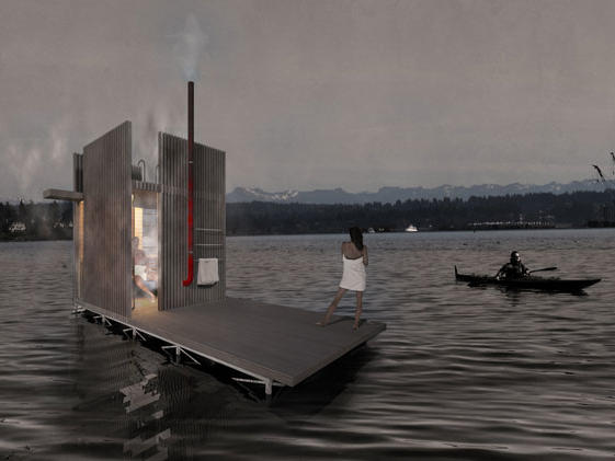 Idea We Love: Floating Sauna by goCstudio
