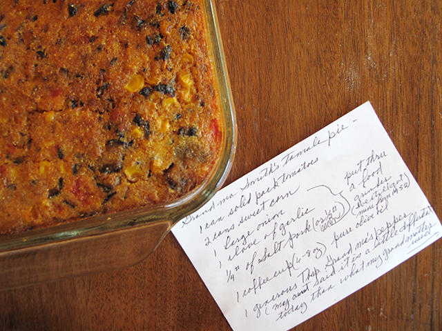 An Ode to Tamale Pie