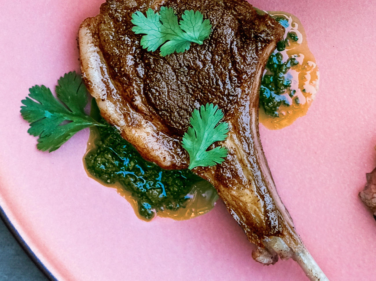 MoroccanSpiced Lamb Chops with Charmoula Recipe Sunset Magazine