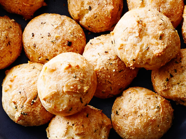 Parmesan and Herb Cheese Puffs Recipe Sunset Magazine