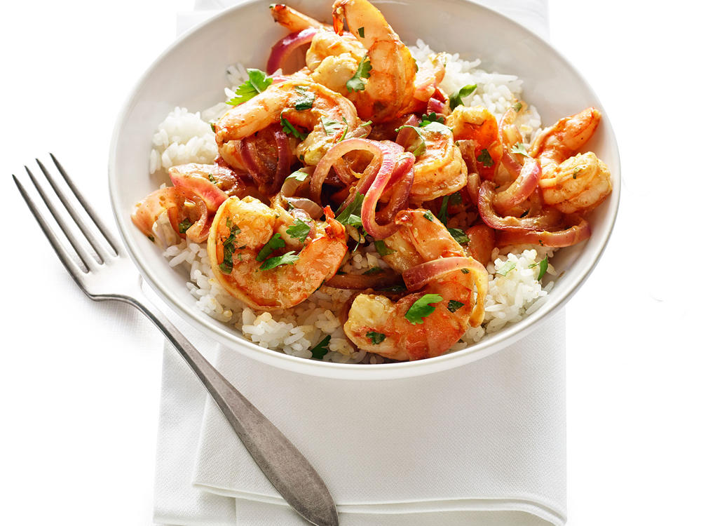 Shrimp and Spicy Mango Sauté Recipe Sunset Magazine