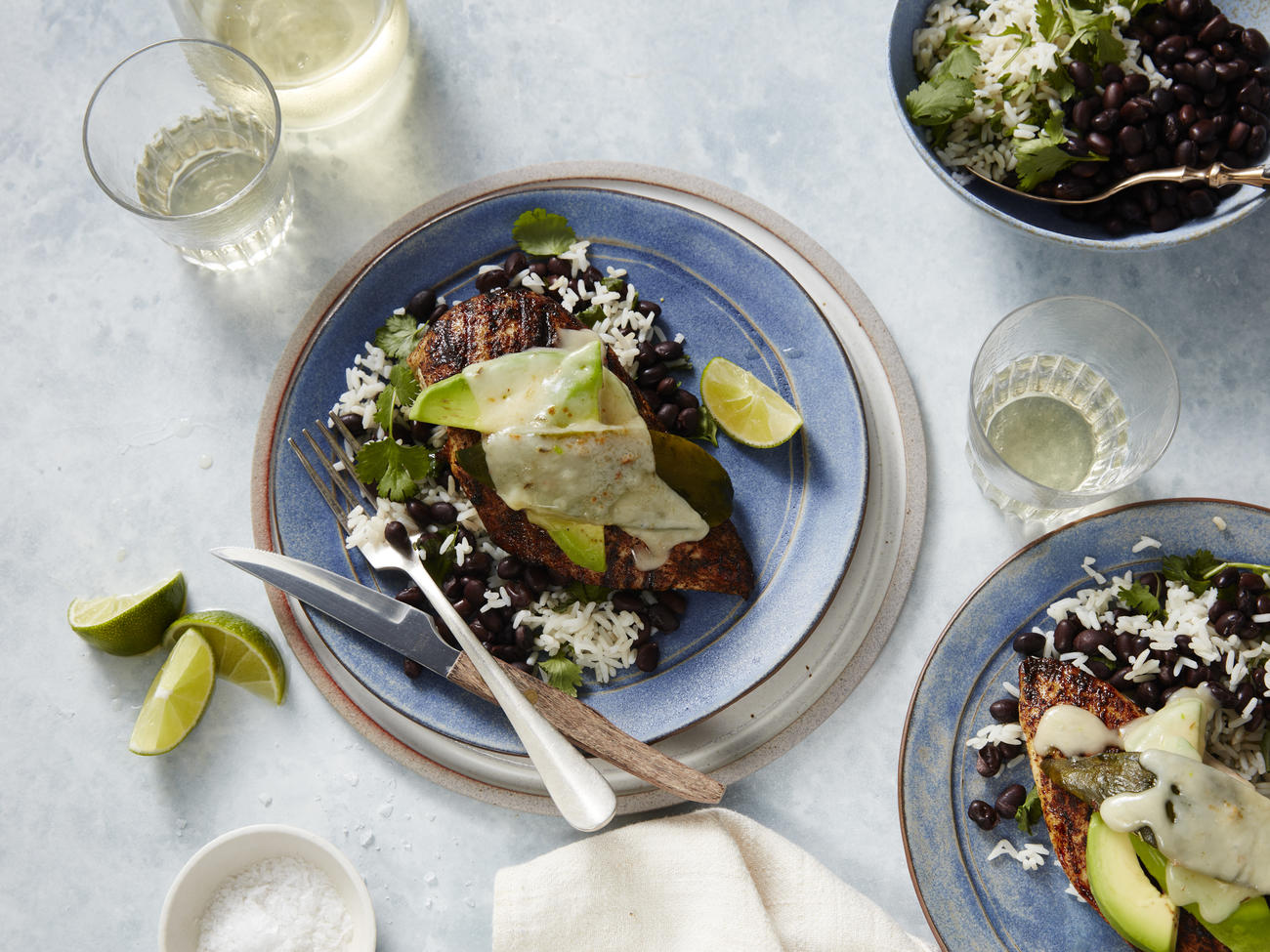 Southwest Grilled Chicken and Avocado Melts Recipe – Sunset Magazine