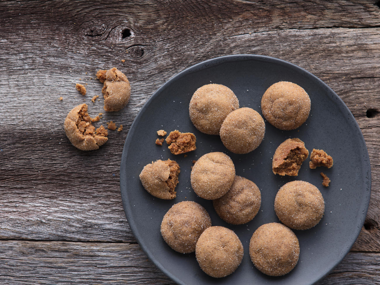 Sugar and Spicedusted Ginger Chew Cookies Recipe Sunset Magazine