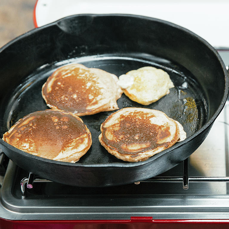 Whole-Grain Lemon-Buttermilk Pancakes &amp; Strawberries Recipe – Sunset ...