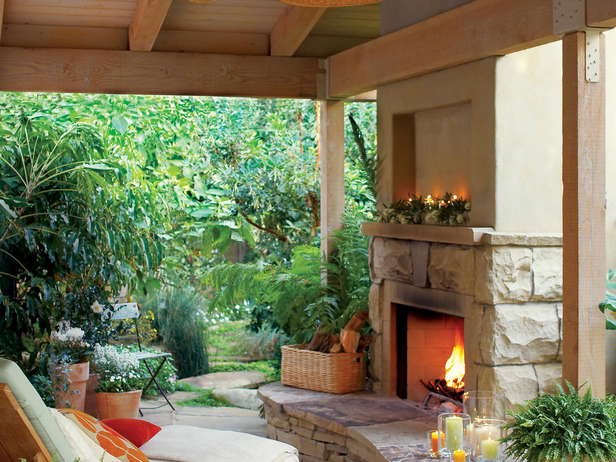 winter patios Sunset Magazine