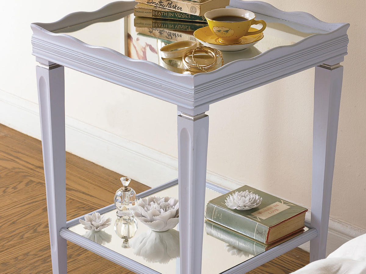 How to Repaint a MirrorTop Side Table Sunset Magazine