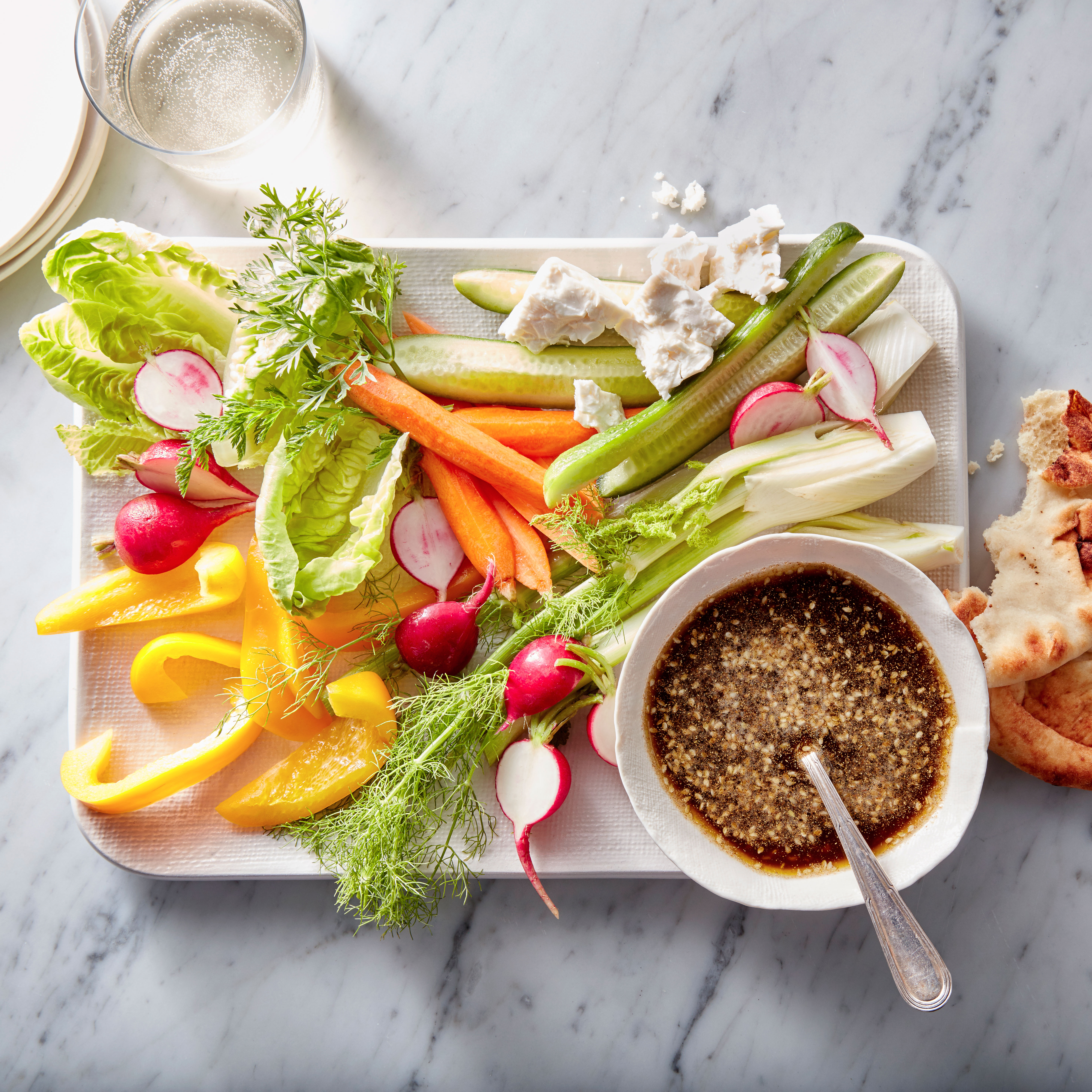 su-Vegetable Platter with Dukkah Oil