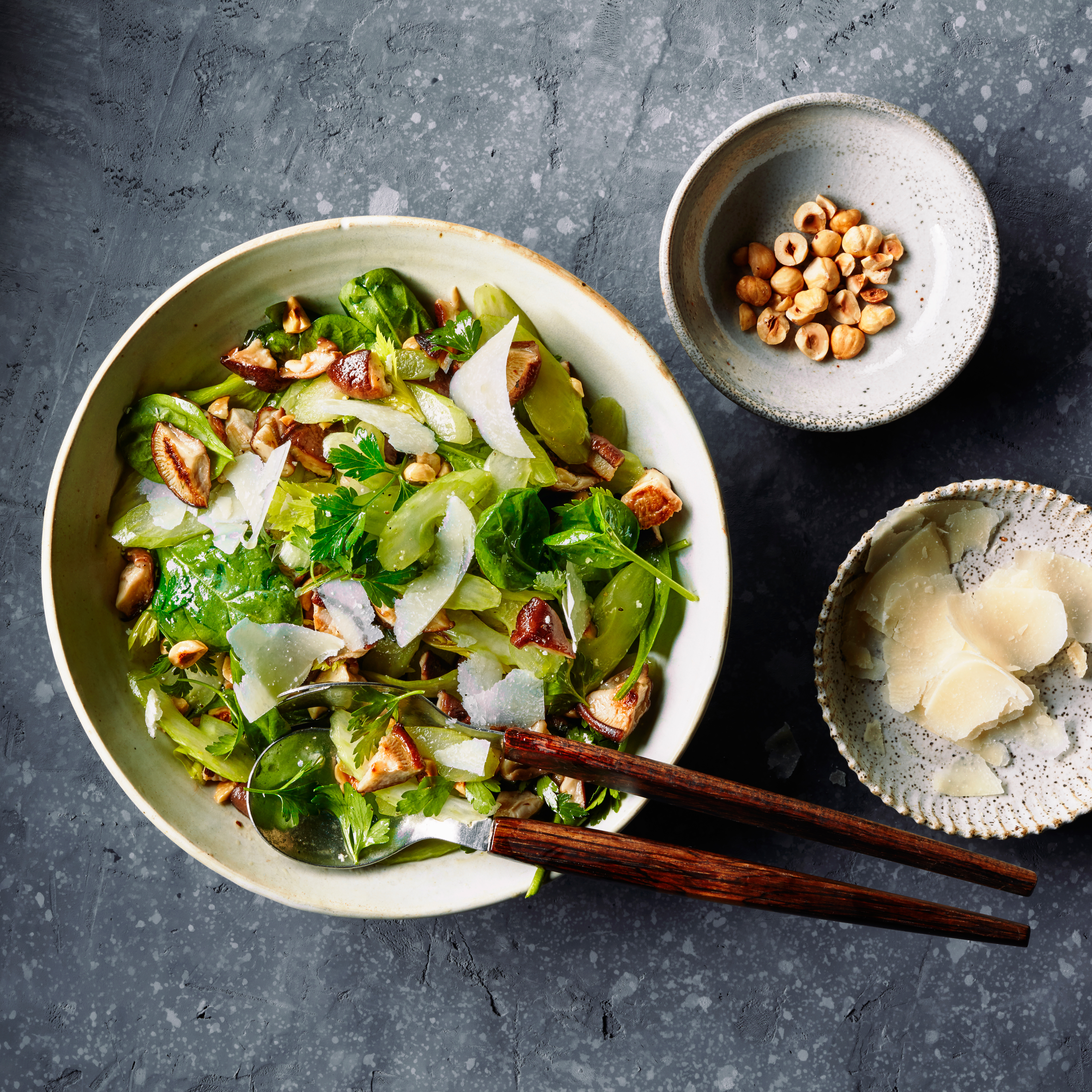 su-Warm Shiitake and Celery Salad Image