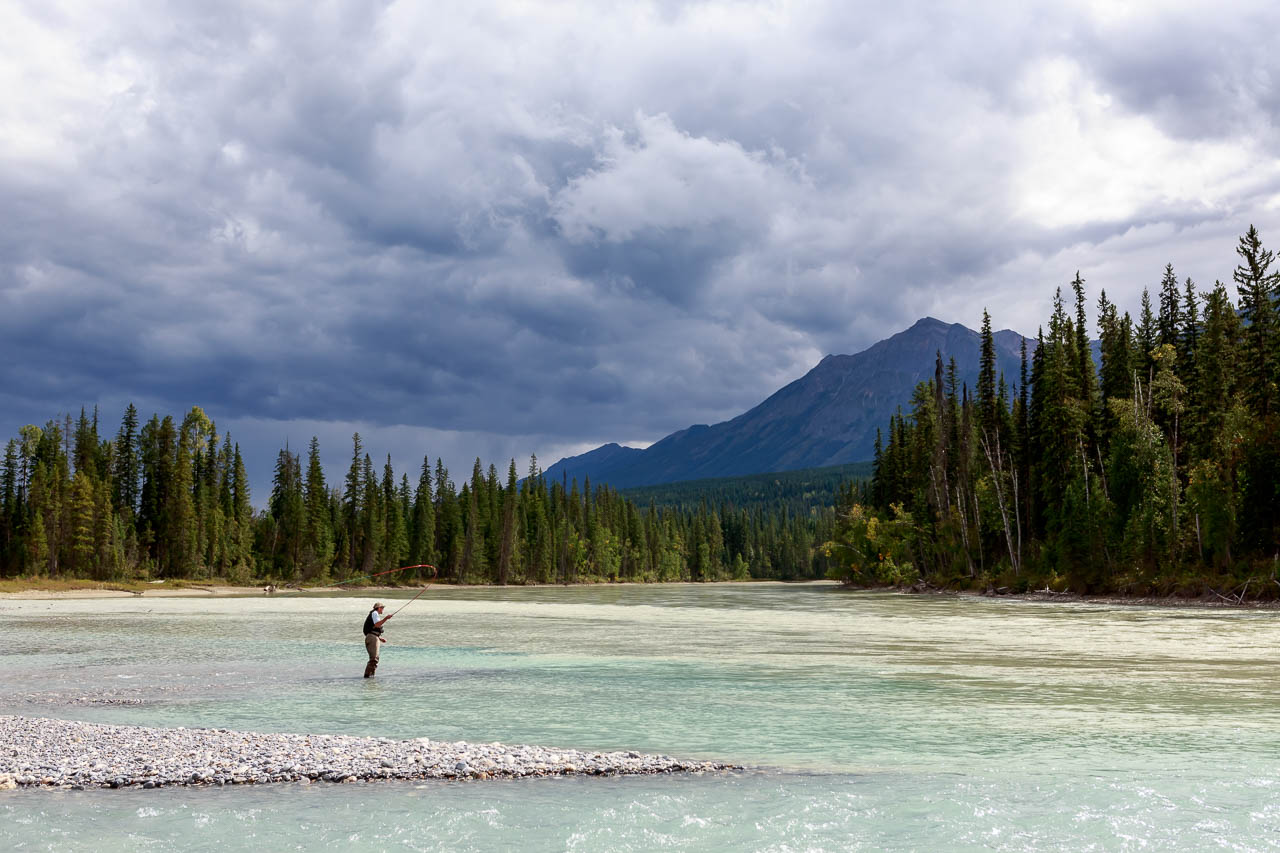 Fly-Fishing near Golden, B.C.