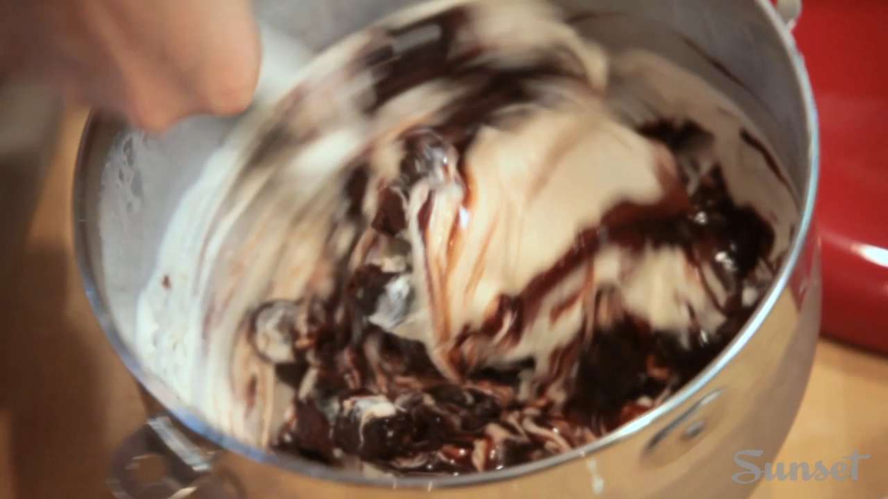 The fastest way to make flavored ice cream