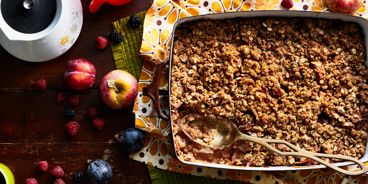 Apple Crisp with Brandy and Spices Recipe Sunset Magazine