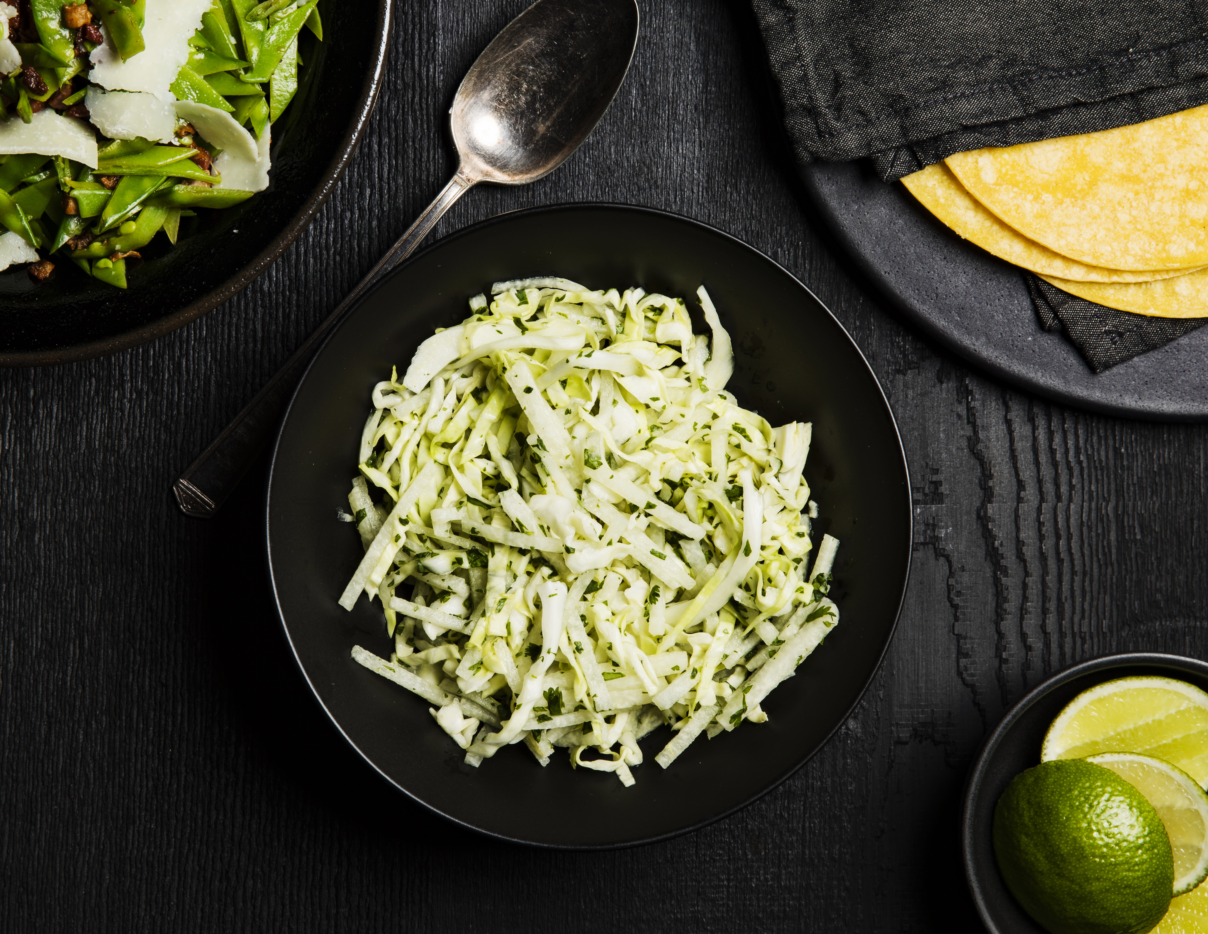 Jicama and Green Cabbage Slaw