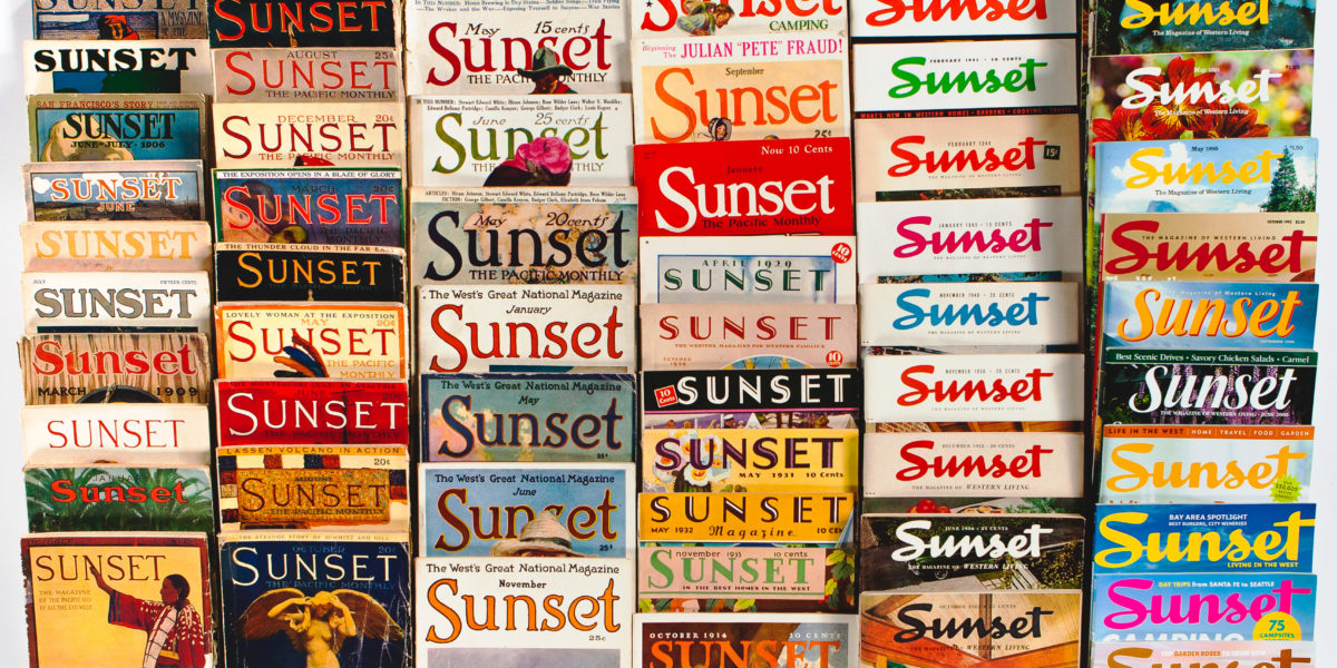 Vintage Issues of Sunset