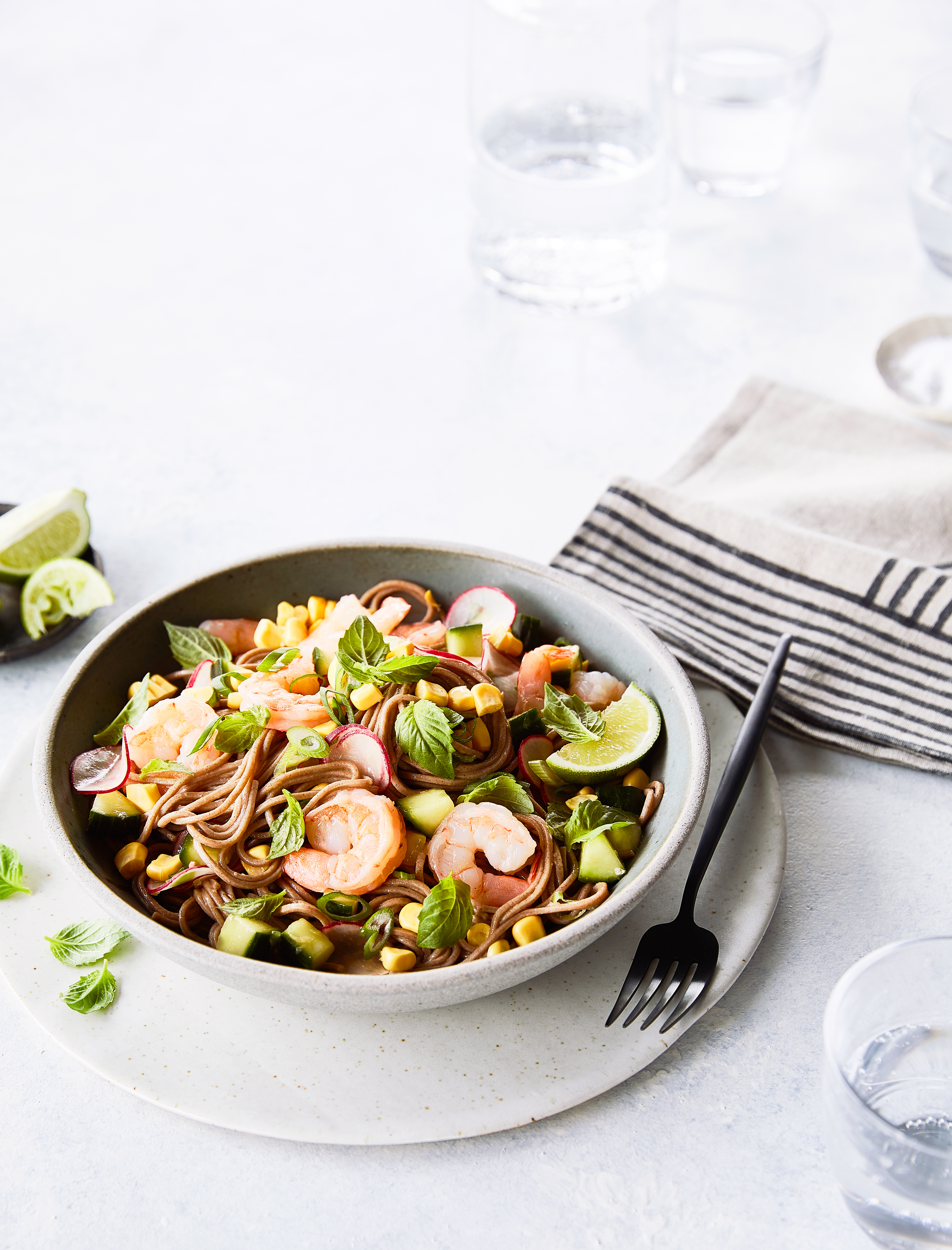 Shrimp Soba Noodle Salad